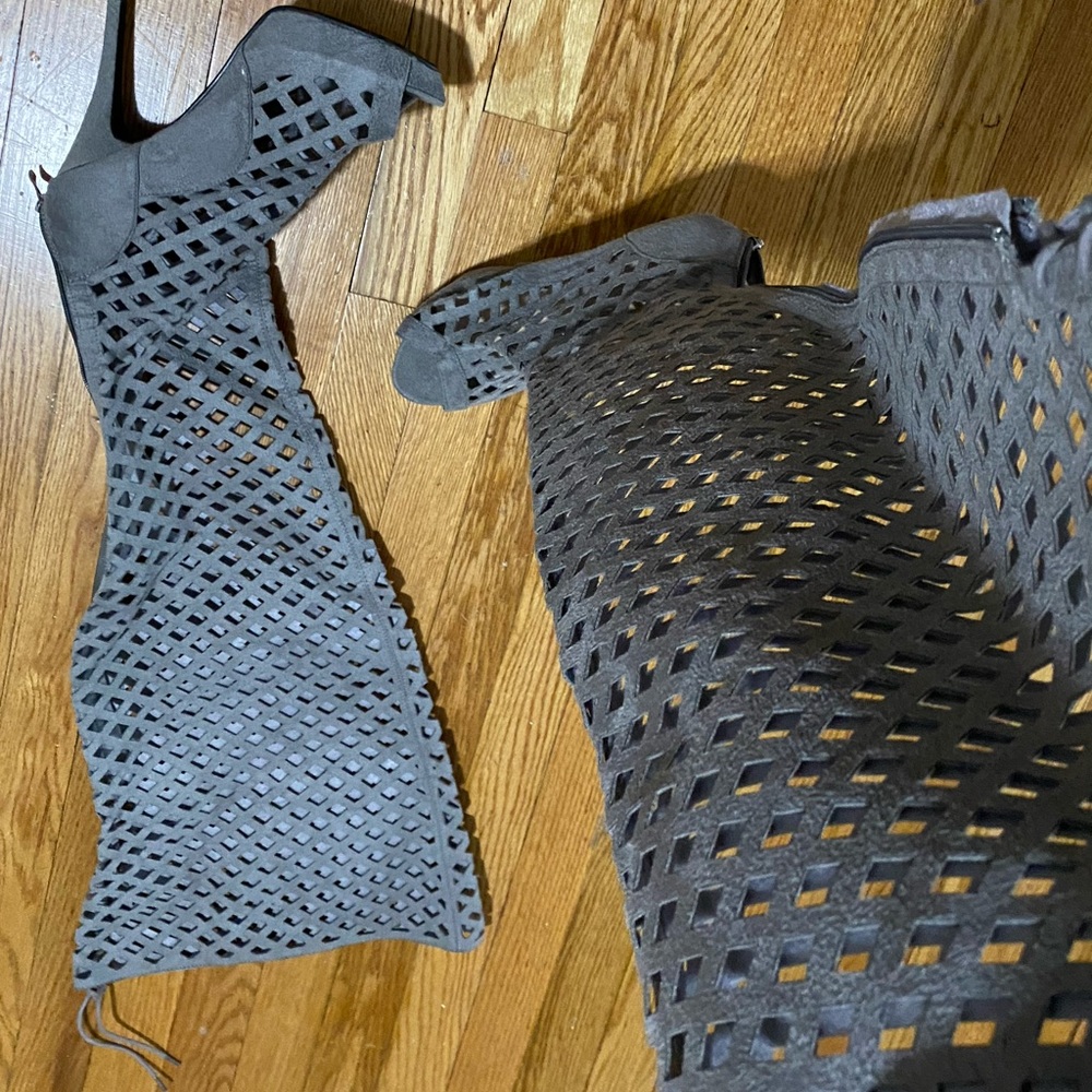 Ashley Stewart thigh high boots